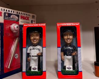 1990s Empire Berol Major League Baseball Value Pack,  Ichiro Suzuki Seattle Mariners Bobbleheads 
