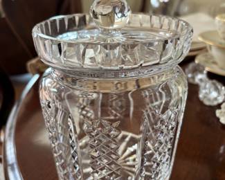 Waterford Crystal "Hibernia" Biscuit Jar