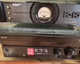Monster Power HTS 5000 Reference PowerCenter, Sony STR-DH750 7.2-Channel Home Theater Receiver