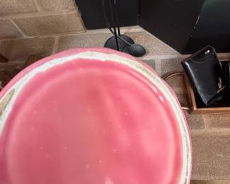 Pink & Brown Drip Glaze Pottery Pitche