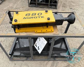 Unused 2026 AgroTK Skid Steer Post Driver