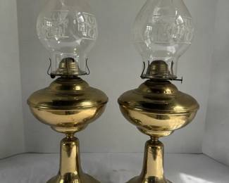 Brass Kerosene Lamps