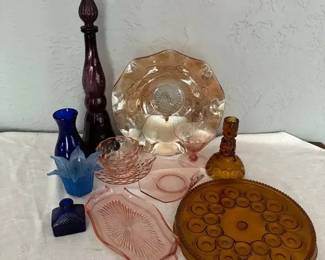 Colored Glass Decor