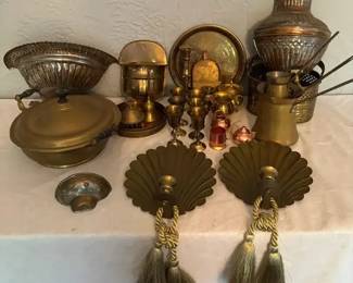 Assorted Brass Decor