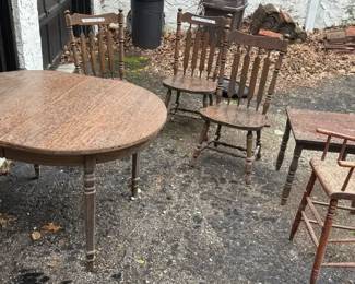Tables, Chairs And Baby Chair