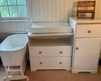 Baby Changing Table ,Doll Bassinet , Childs Step Stool