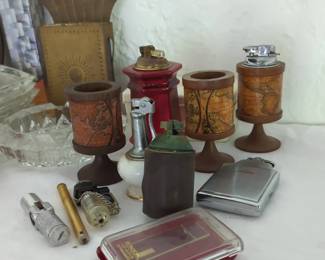 Table Lighters and Ash Trays