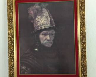 The Man With The Golden Helmet Framed Reproduction