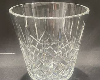 authentic Waterford, crystal ice bucket signature on the bottom in excellent condition