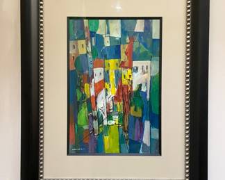 original oil painting Large by Cawain.  very expensive framed signed by artist$ 875