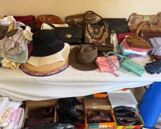 Shoes, hats, handbags