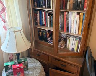 Bookcase with underneath storage