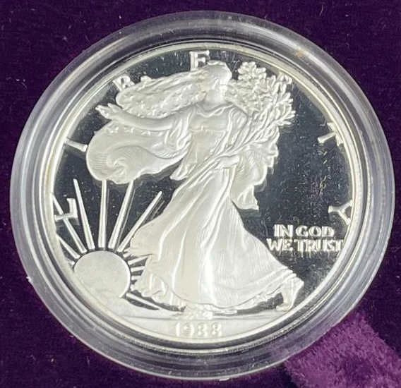 1988 Proof American Silver Eagle 1oz .999