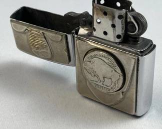 Retro Buffalo Nickel Arrowhead Zippo Lighter