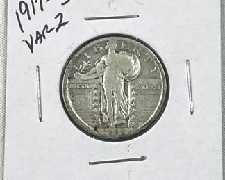 1917-S Variety II Standing Liberty Silver Quarter