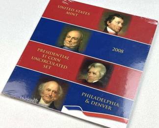 2008 US Mint Presidential $1 Coin Uncirc. Set