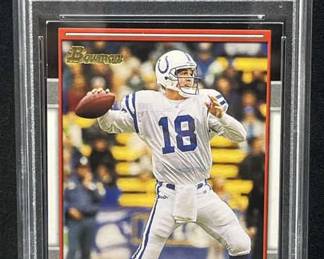 2001 Bowman Peyton Manning PSA 6 EX-MT