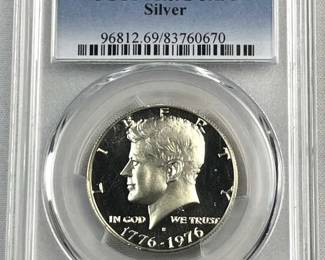 1976-S Proof Silver JFK Half, PCGS PR69DCAM