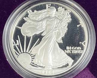 1988 Proof American Silver Eagle 1oz .999