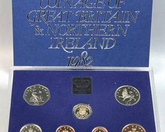 1982 Proof Coinage of Gr. Britain & N. Ireland
