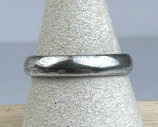 925 Sterling Silver Domed Comfort Band Ring