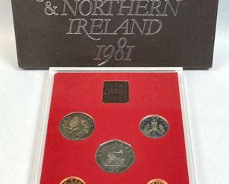 1981 Proof Coinage of Gr. Britain & N. Ireland