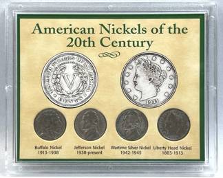 American Nickels of the 20th Century Set w/