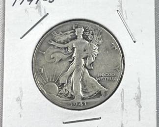 1941-S Walking Liberty Silver Half Dollar, US 90%