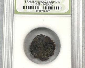 New World Pirate Era Spanish Bronze Nummus