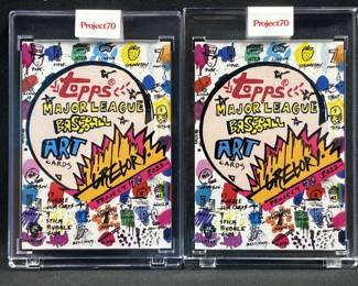(2) 1981 Topps Wax Wrapper by Gregory Siff #932