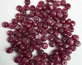 54 Carats Natural Ruby Gemstone Beads