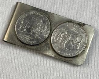 925 Silver Buffalo Money Clip, CJ Butler Signed