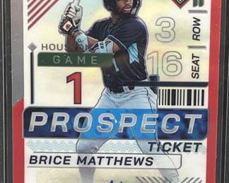 2024 Panini Brice Matthews Autograph #/199 Prsp