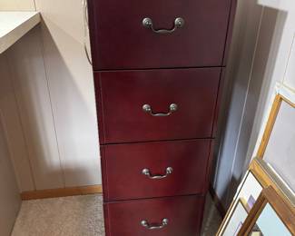 Wood file cabinet 