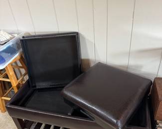 Bench/ottoman with storage