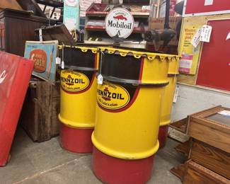 Pennzoil drums!