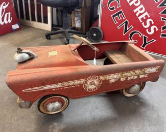 Original Fire Chief Pedal car