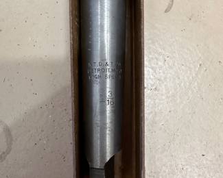 T123 - $60. National Twist Drill Bit in Box. 1 3/16". 
