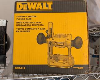 T9 -  $40. DeWalt DNP612. Compact Router Plunge Base. 