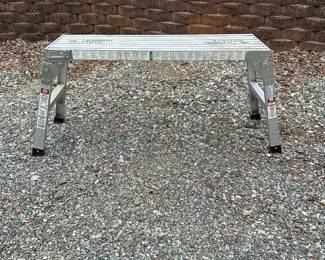 T35 - $40. Commercial Duty Work Platform. Model WP-20-06. Measures 40" long x 21" tall. 