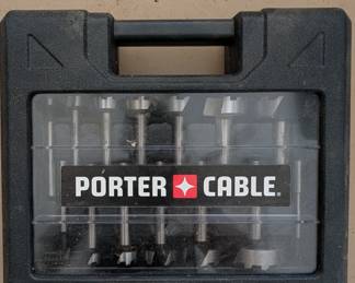 T27 - $30. Porter Cable 14 pc forstner drill bit set. 