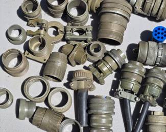 T110 - $400, lot of Amphenol Circular Connector Plugs