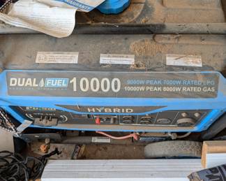 T70 - $800. Pulsar DualFuel Generator. 10000kw. Gas & Propane. 