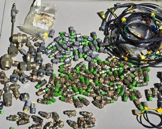 T111 - $950, Lot of Stauff Hydraulic Test Ports and connectors