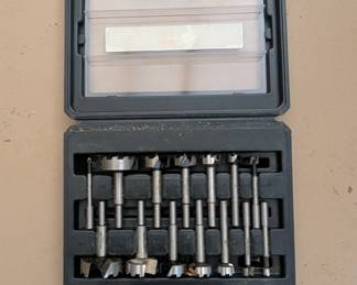 T27 - $30. Porter Cable 14 pc forstner drill bit set. 