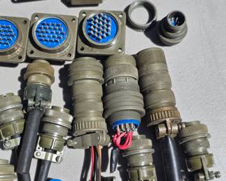 T110 - $400, lot of Amphenol Circular Connector Plugs