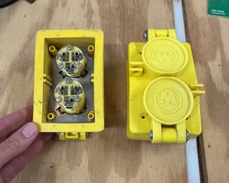 T112 - 2 available. $25 each. Woodhead Watertite Receptacle. 