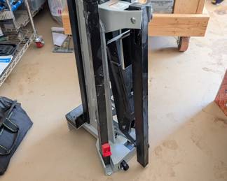 T16 - $100. Strongway Clamping Sawhorse, Portable Workstation. 