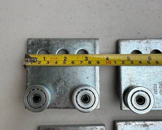 T94 - $25 each. 6 available. 4 wheel trolley assembly. 