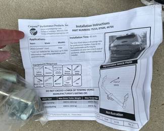 T90 - $40. Draw Tite Hitch to mount for 2015 era Ford Edge. Part #75214. 